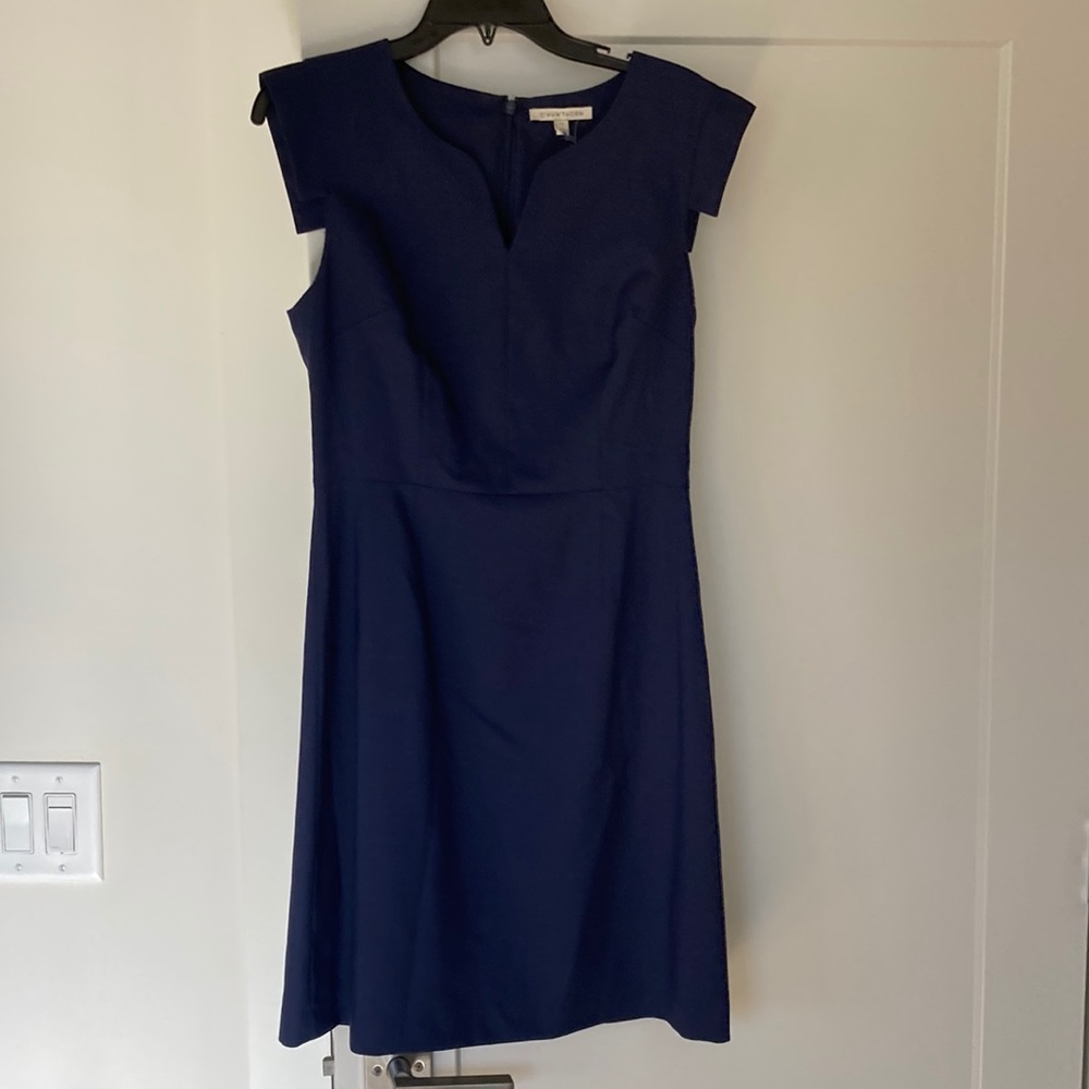 NWT navy size 6 cute office dress